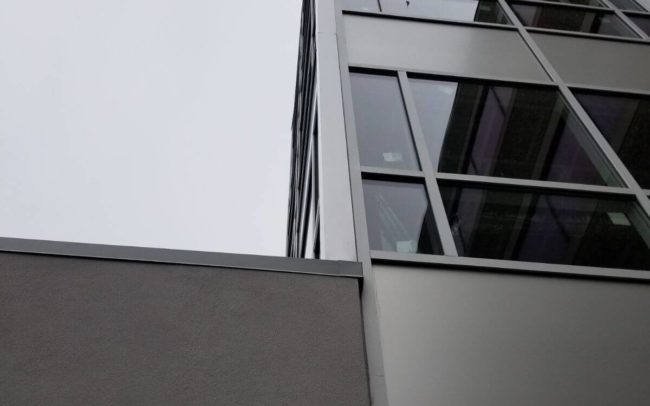 Alternate angle of the window installation for Fresenius Chelsea