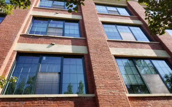 Alternate angle of window installation for Wakefield Place