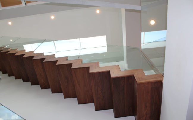 Architectural Glass Stair Railing