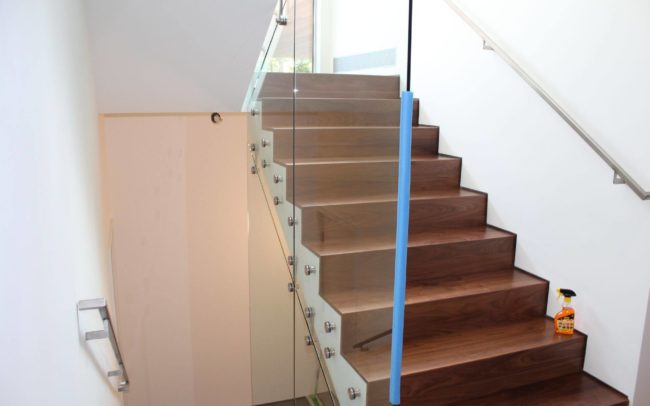 Belmont House Architectural Glass Stairs